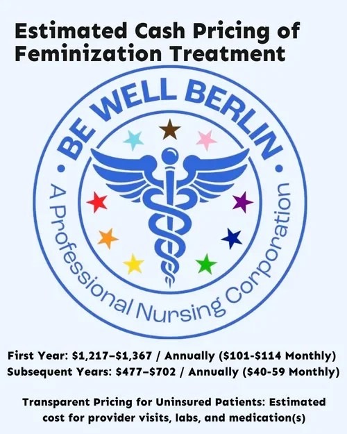 Gender-Affirming Care & Transgender HRT in Beverly Hills 3 Transparent pricing for feminizing